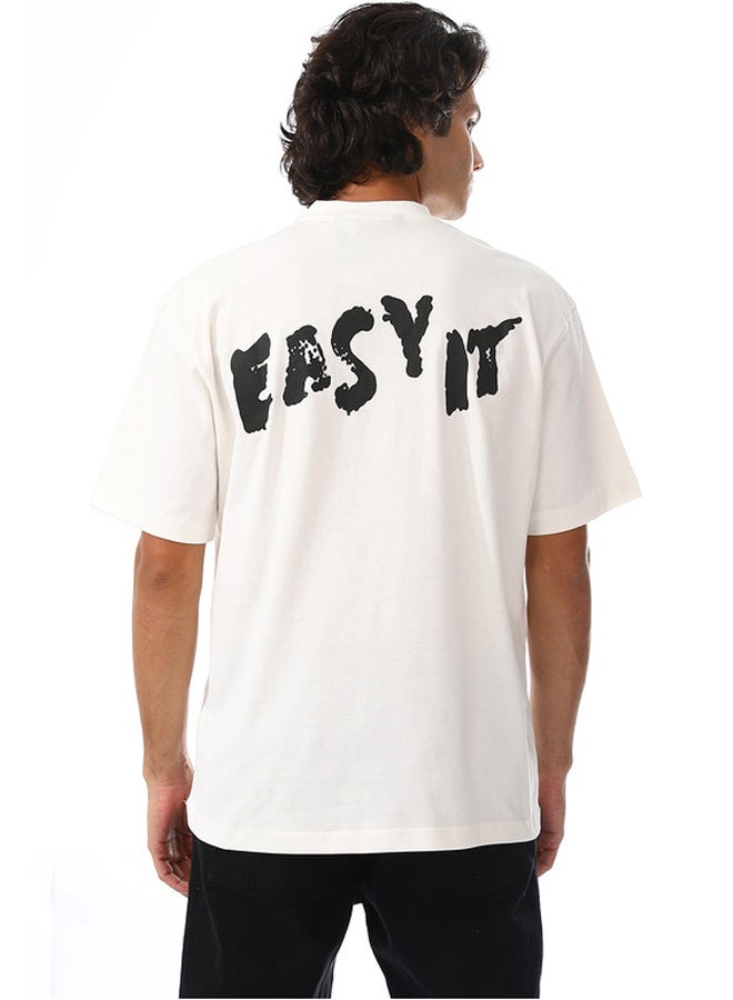 WHITE RABBIT Slip On Oversized Cotton T-Shirt  - Image 3