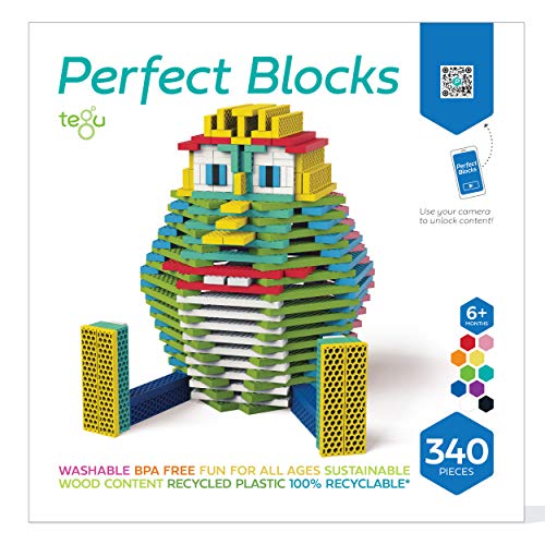 Tegu 340 Piece Perfect Blocks Building Set Multicolor - Image 1