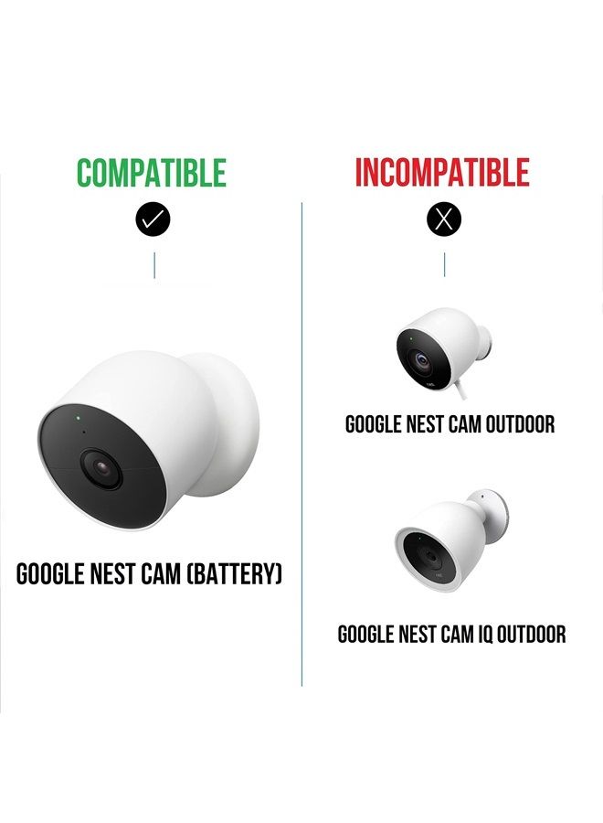 Wasserstein Solar Panel for Google Nest Cam Outdoor or Indoor, Battery - 2.5W Solar Power - Made for Google Nest - Image 5