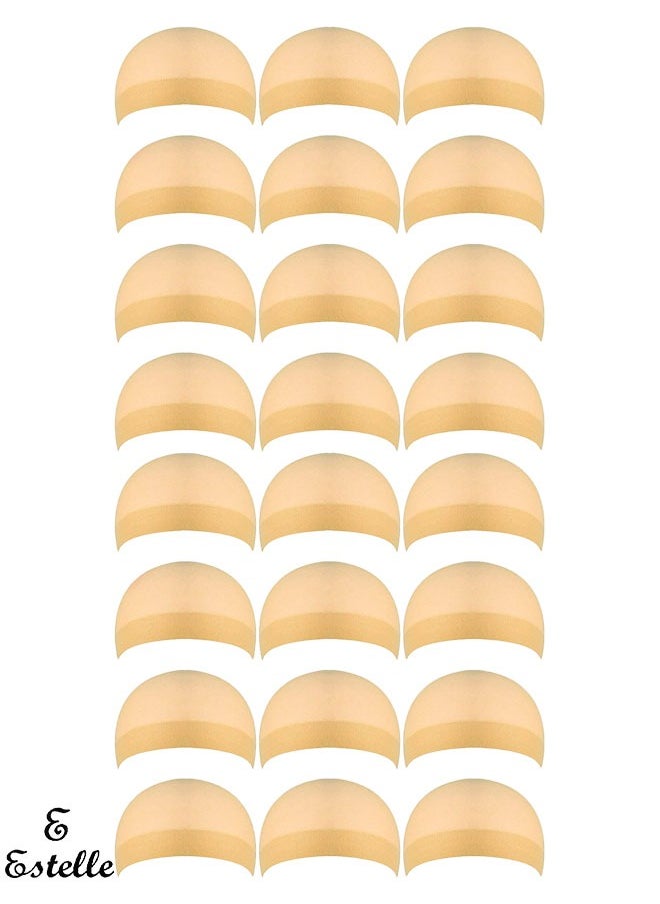 Estelle 24 Pcs 12 Pack Nylon Wig Caps for Women and Men  - Image 1