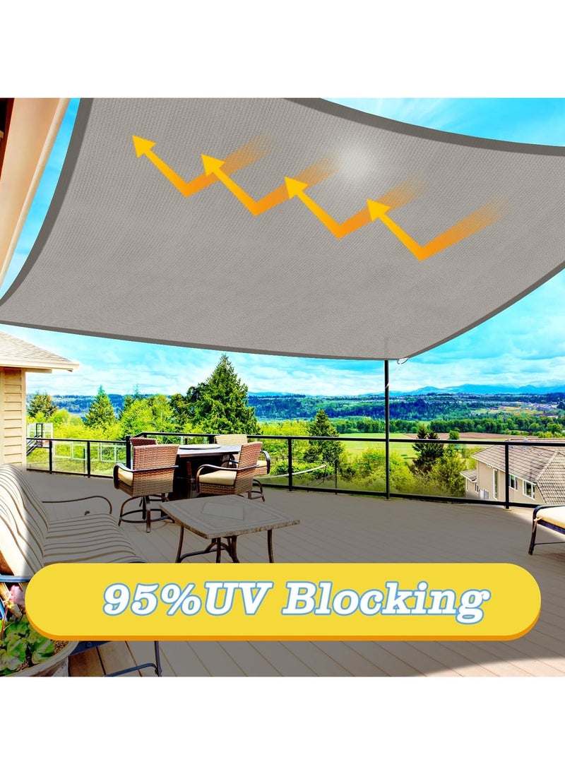 Sun Shade Sail Rectangle Sun Shade Canopy Water Permeable UV Block Sunshade Sail Shade for Backyard Yard Deck Patio Garden Outdoor Activities Sunshade Cover - pzsku/ZC42BCD7FD2ABF036988EZ/45/_/1710747639/f8df2346-80ee-4e2b-a190-1a09522878d4