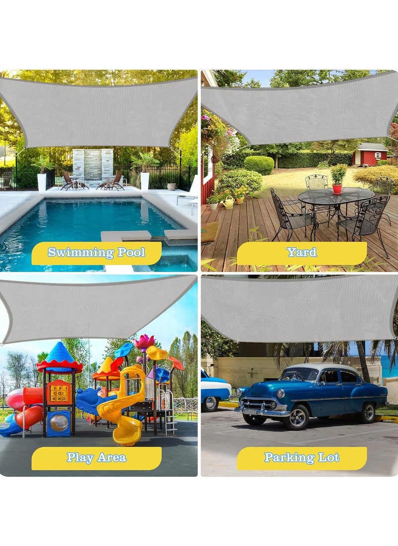 Sun Shade Sail Rectangle Sun Shade Canopy Water Permeable UV Block Sunshade Sail Shade for Backyard Yard Deck Patio Garden Outdoor Activities Sunshade Cover - pzsku/ZC42BCD7FD2ABF036988EZ/45/_/1710747690/8cb0ff97-8ae8-4447-87de-28a984a1da2f