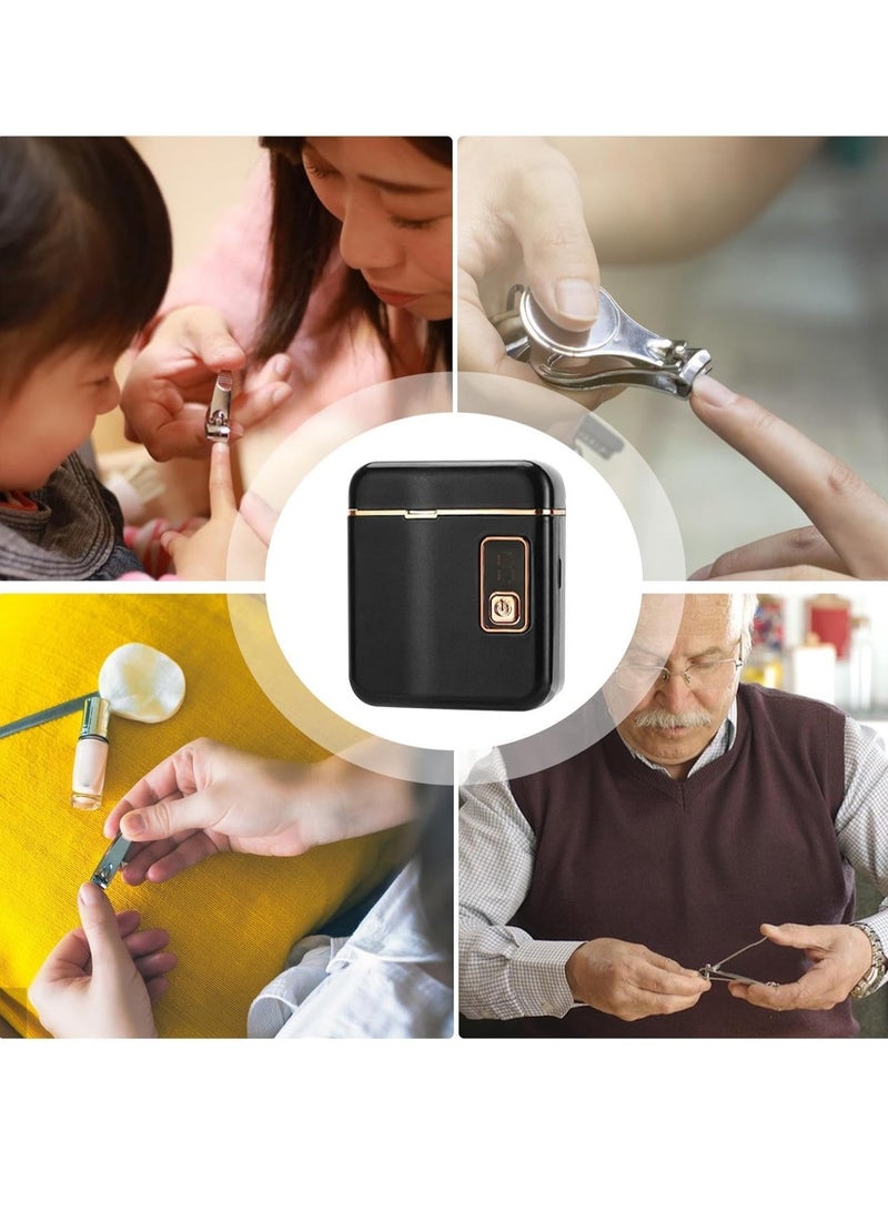 BORTONY Automatic Nail Clipper, Electric Nail Clippers Automatic Safety Fingernail Cutter  - Image 4