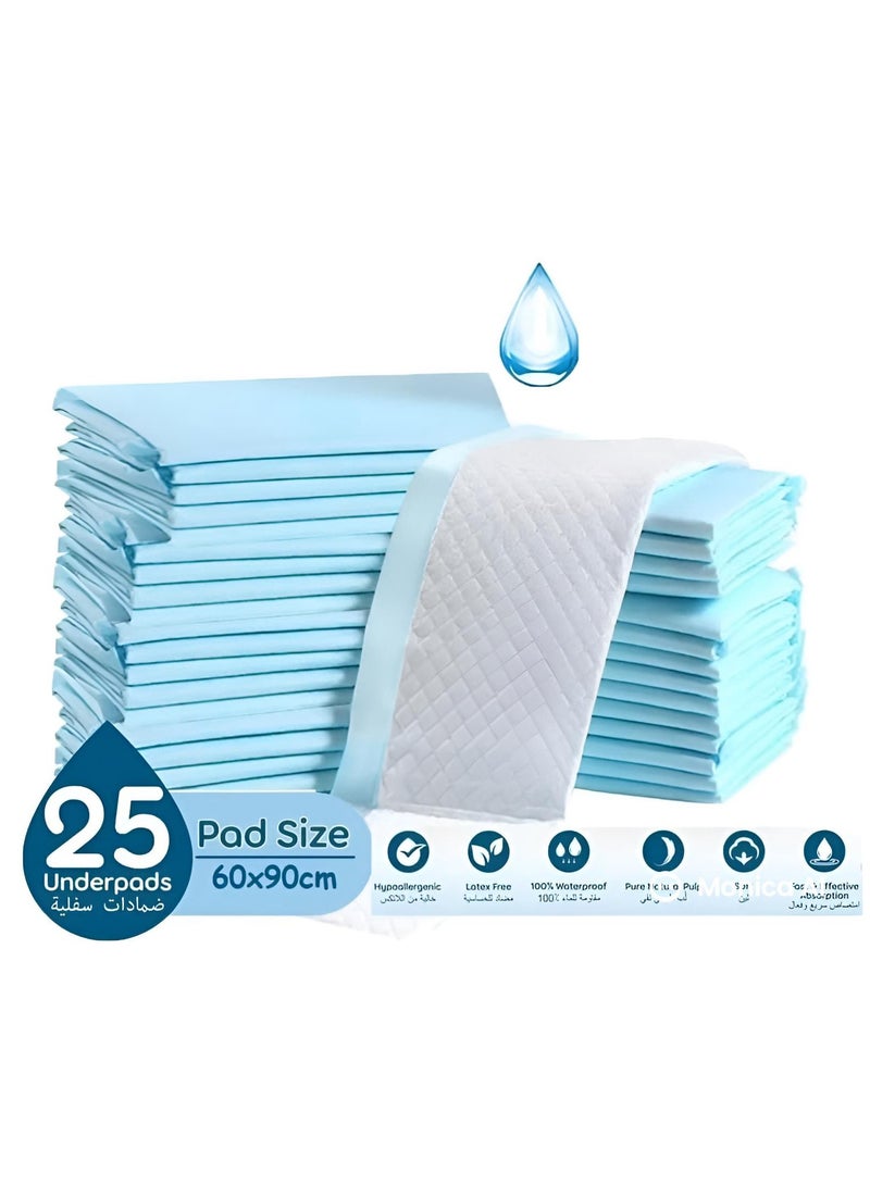 Generic Disposable Underpads, Incontinence Bed, Absorbent Bed, Changing Mat for Kids, Leak-Proof Diaper Changing Mat, Waterproof Protection Sheet for Incontinence Patients  90x60 cm  - Image 1