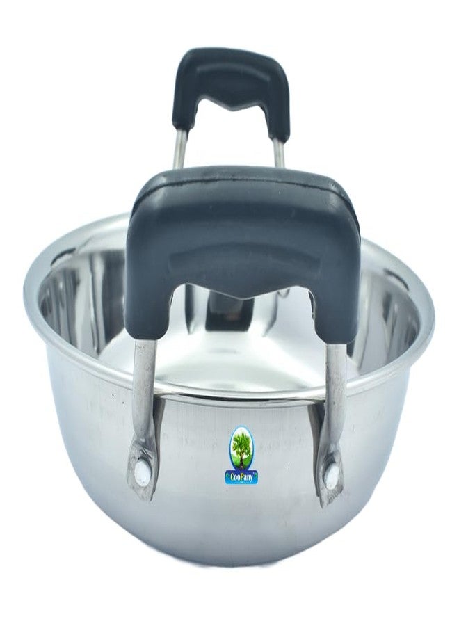 CooPany مقلاة كاداي متعددة الأغراض من الفولاذ المقاوم للصدأ من CooPany®، قطرها 10 بوصات (25 سم). - Image 3