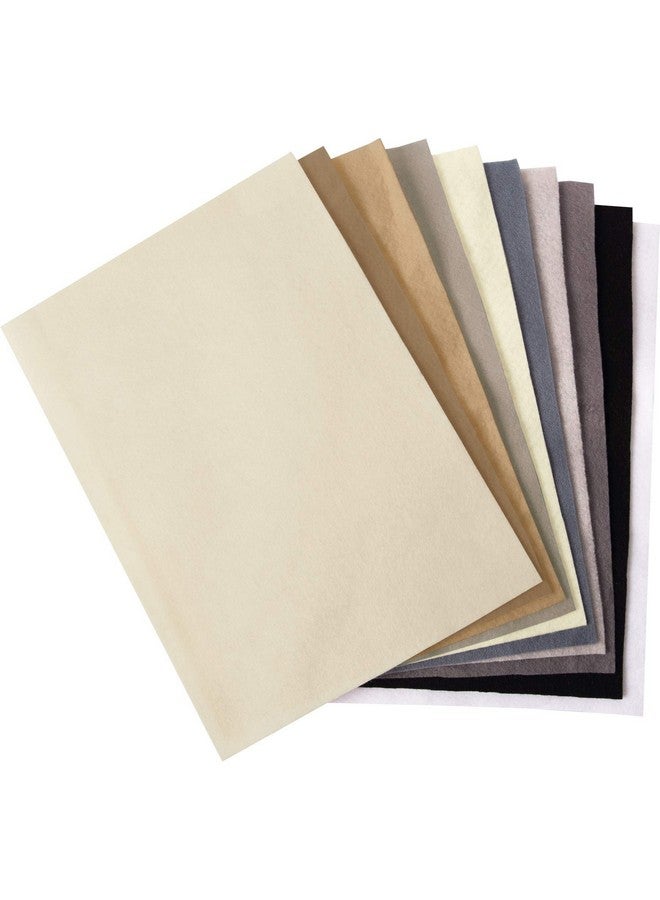 Sizzix Surfacezmaking Essential Felt Sheets 10Pk (10 Colours Neutrals) Multicolour - Image 2