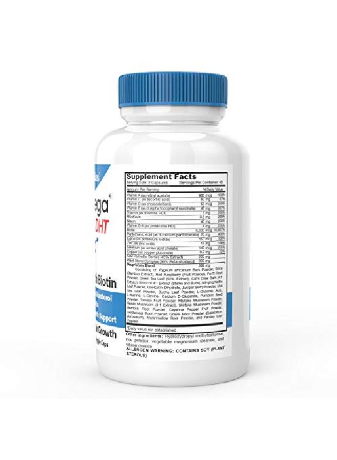 DrFormulas Dht Blocker For Men And Women ; Hairomega Advanced Hair Growth Supplements With Biotin 5000 Mcg ; Hair Loss Vitamins Pills 45 Day Supply  - Image 3