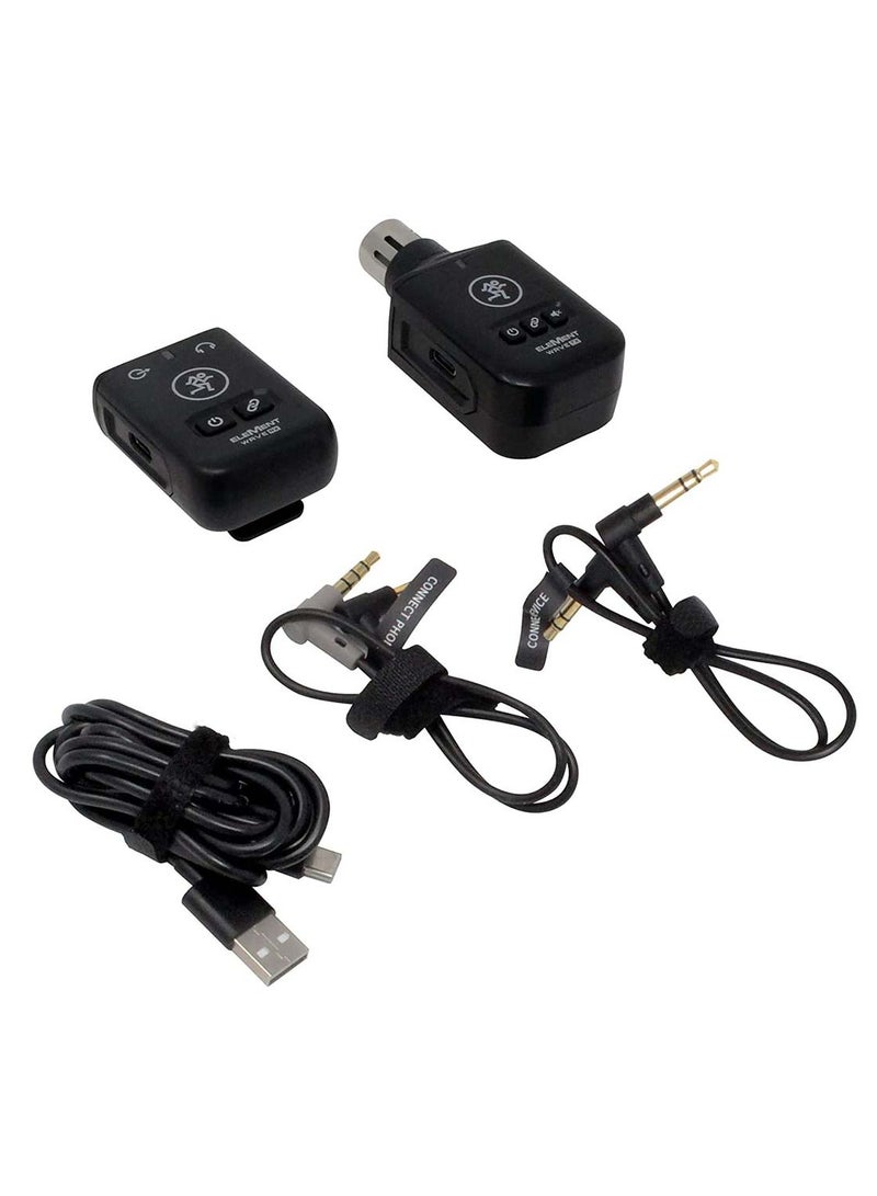 Mackie جهاز إرسال EleMent Wave XLR، وجهاز استقبال EleMent Wave XLR، وحقيبة، وملحقات - Image 2