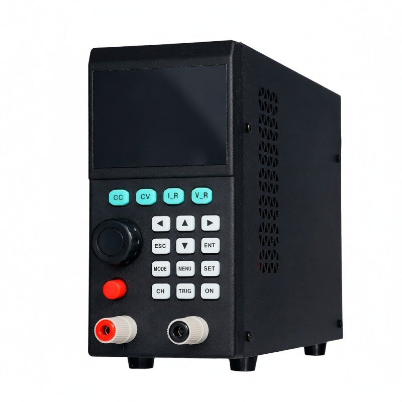 Programmable DC Electronic Load Tester 200W 20A: LCD Segment Code Screen With Adjustable Backlight - Key Lock Function for Electronic Component Testing & Battery Test - Image 1