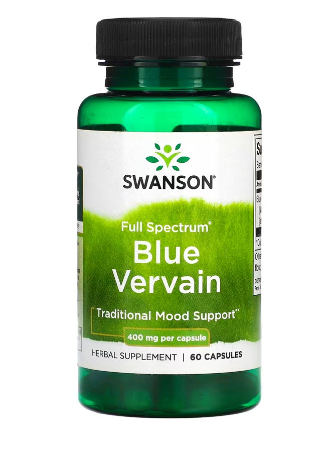 SWANSON Full Spectrum Blue Vervain 400 mg 60 Capsules