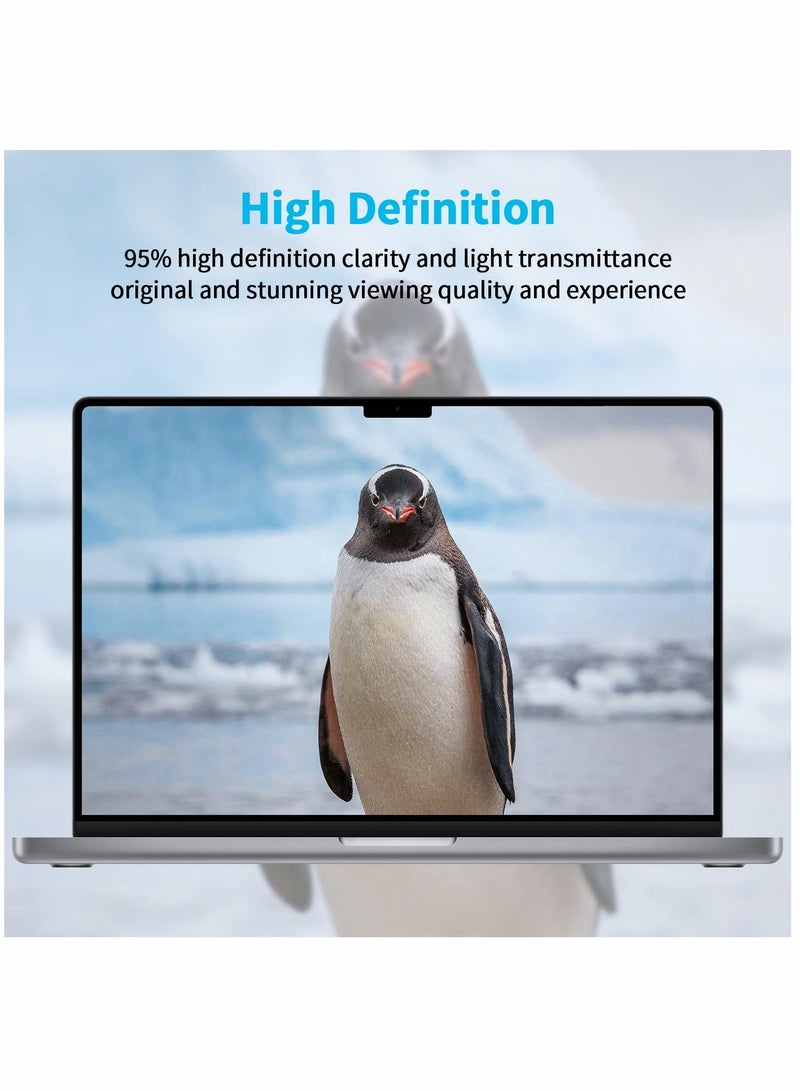 KASTWAVE Blue Light Blocking Screen Protector for MacBook Pro 16 inch 2021 M1 Pro M1 Max A2485 1 Pack Anti Blue Light Blocking Anti Glare Laptop Screen Protector - Image 5
