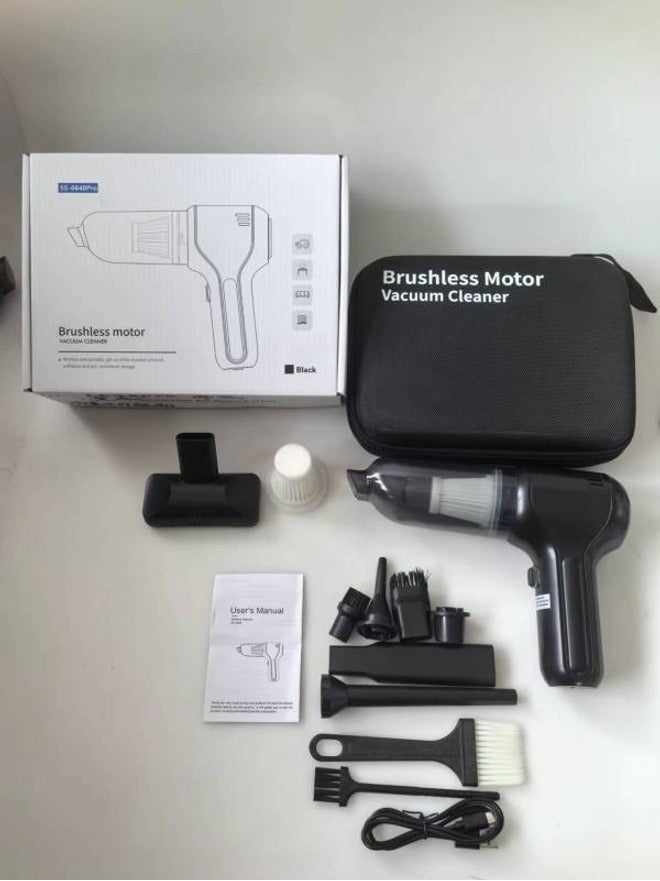 Car Vacuum Cleaner, Handheld Brushless High-Power Dust Remover with Inflator, Dual-Use Mini Car Air Blower