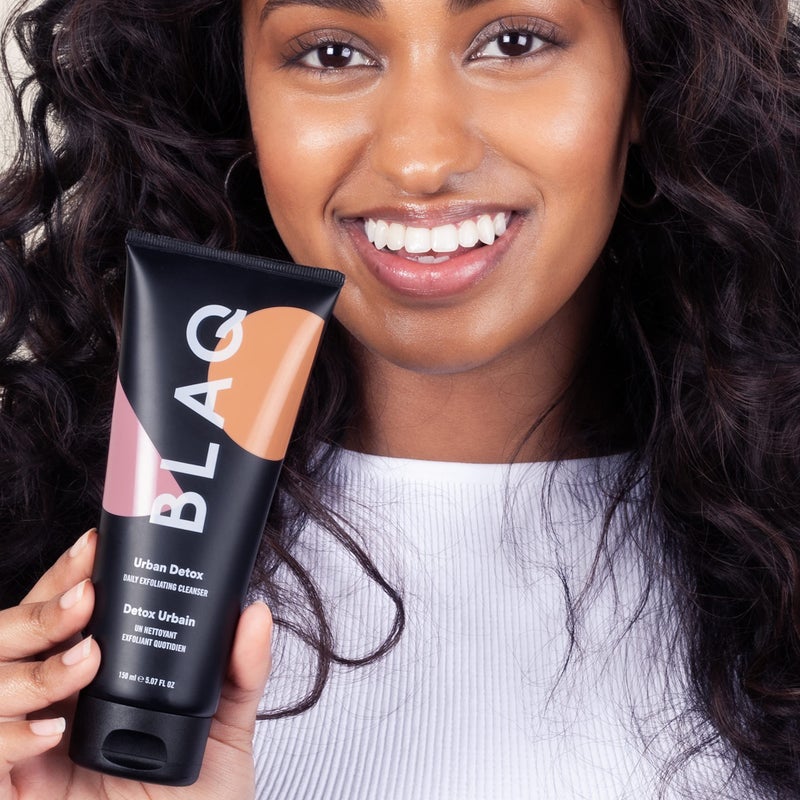 BLAQ Urban Daily Exfoliating Cleanser - Activated Charcoal Face Wash with Aloe and Salicylic Acid for Blemishes, Blackheads and Gentle - Hydrating, Natural Face Exfoliant - Image 5