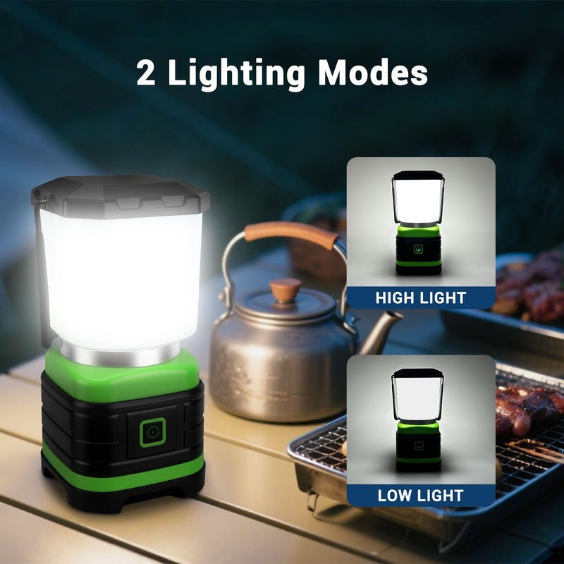 EXTRASTAR Camping Lantern, Lanterns for Power Outages, 2 Flash Modes, 260 Lumen max, Battery Powered Camping Gear for Camping, Hiking, Fishing, Hurricane, Storm, Outage, 1 Pack - Image 4