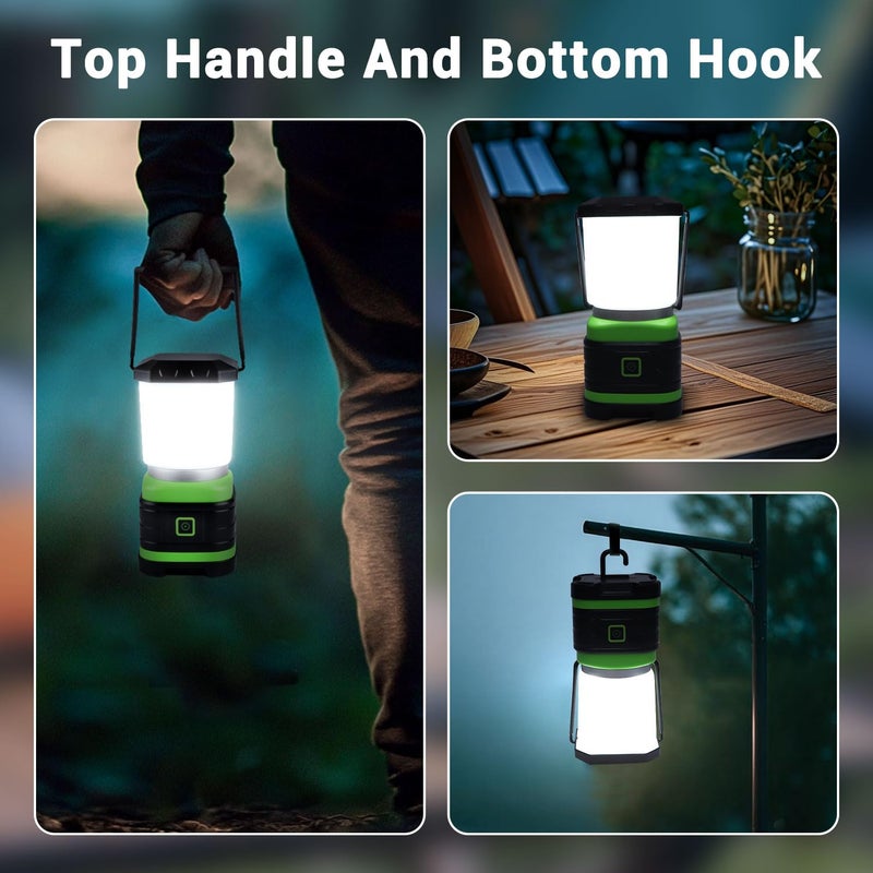 EXTRASTAR Camping Lantern, Lanterns for Power Outages, 2 Flash Modes, 260 Lumen max, Battery Powered Camping Gear for Camping, Hiking, Fishing, Hurricane, Storm, Outage, 1 Pack - Image 5