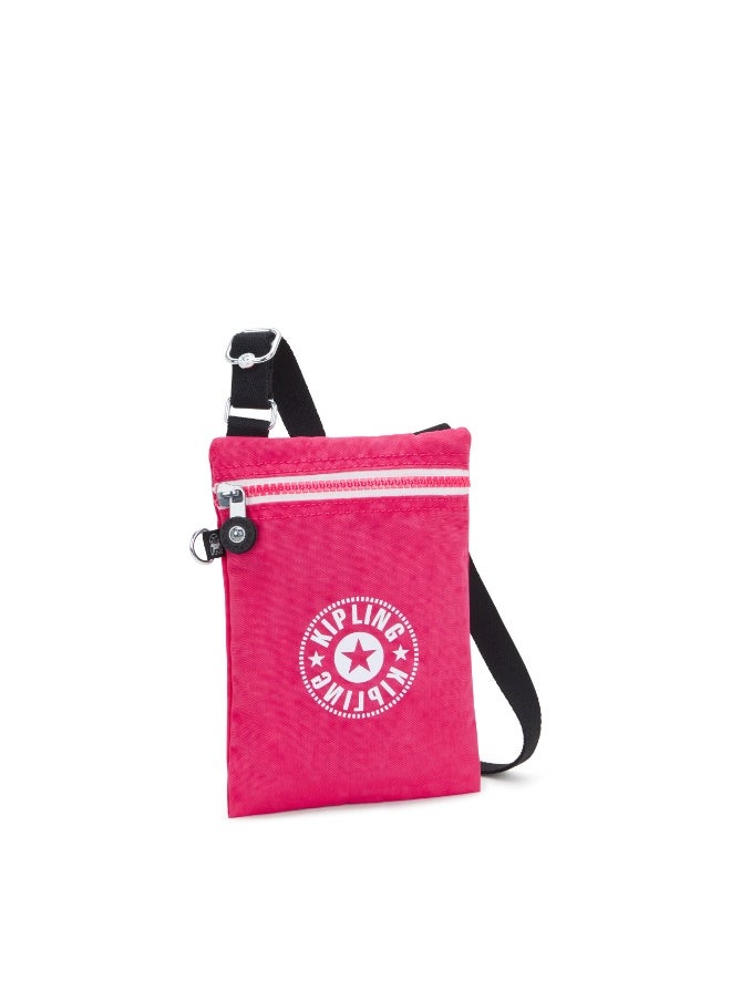 kipling Afia Lite Crossbody with Adjustable Strap, 0.07kg, 0.5L, Resort Pink - Small  - Image 1