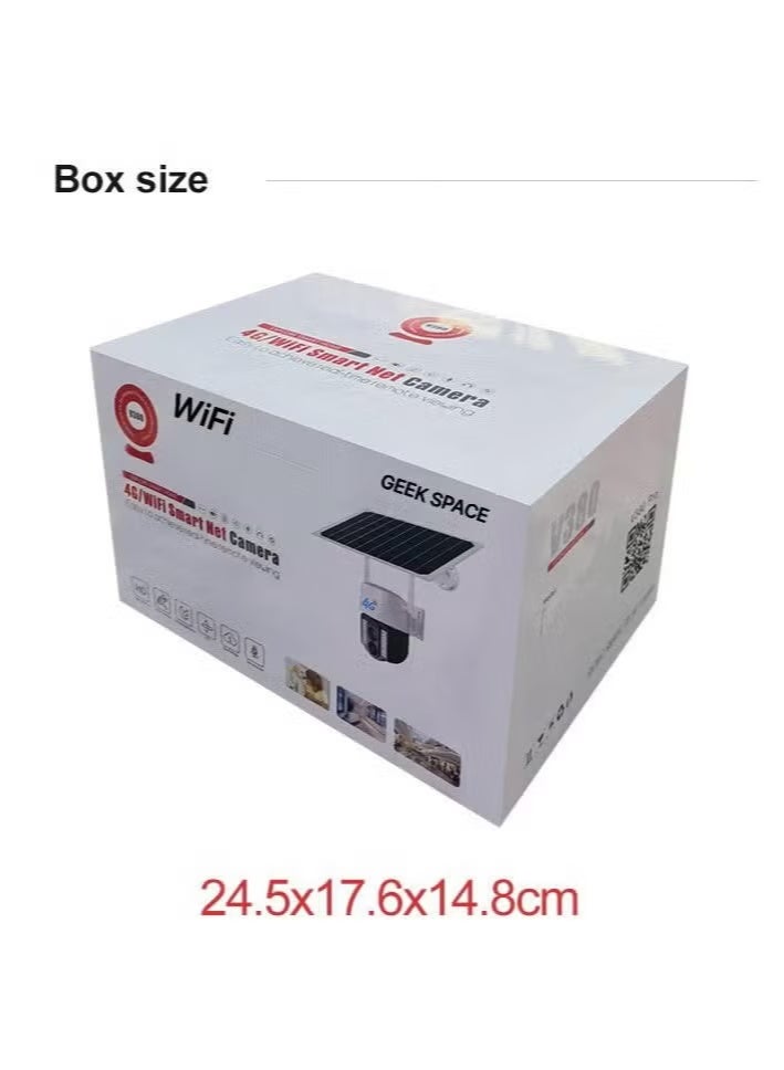 TIGER “Solar Wi-Fi Security Camera in White – Eco-Friendly Wireless Surveillance with Solar Rechargeable Battery, Wi-Fi Connectivity, Motion Detection with Real-Time Alerts, IP65 Waterproof Outdoor Camera, Easy Installation for Home, Garden, Garage, and Office Security.” - Image 2