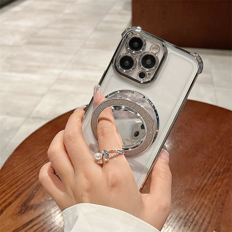 غطاء واقي، أسود، حامل قائم، TPU، مقاوم للصدمات لـ iPhone 12 بوظيفة حامل من مادة TPU باللون الأسود خفيف الحمل للاستخدام الداخلي للاستخدام الشخصي - Image 4