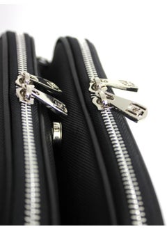 Just Polo Women's Black 5-Compartment Shoulder and Crossbody Bag  - Image 3