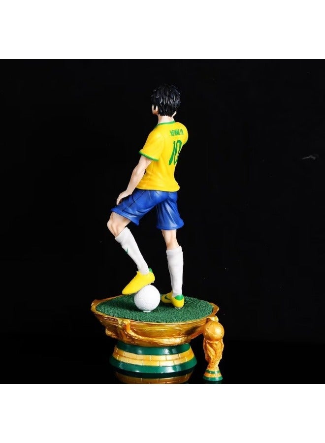 عام قطعة واحدة لوفي كوس كرة القدم نجمة حرف نموذج سطح المكتب نموذج الديكور لعبة حفلة عيد ميلاد جمع الديكور هدية للعائلة والأصدقاء 35 سنتيمتر - Image 3