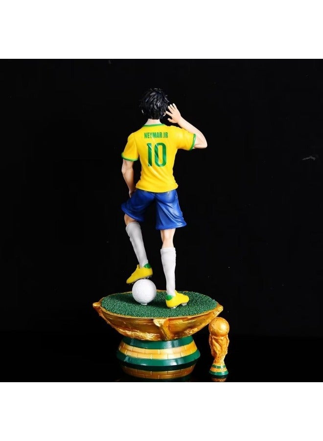 عام قطعة واحدة لوفي كوس كرة القدم نجمة حرف نموذج سطح المكتب نموذج الديكور لعبة حفلة عيد ميلاد جمع الديكور هدية للعائلة والأصدقاء 35 سنتيمتر - Image 5