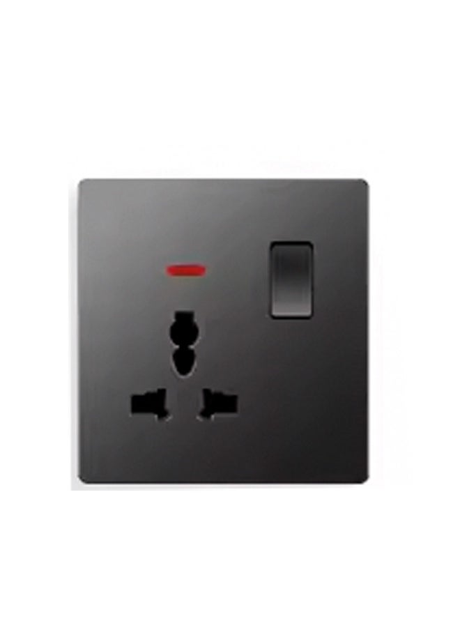 Target - 13A Universal Switch Socket Dark Grey - Image 1