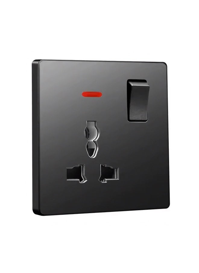 Target - 13A Universal Switch Socket Dark Grey - Image 1