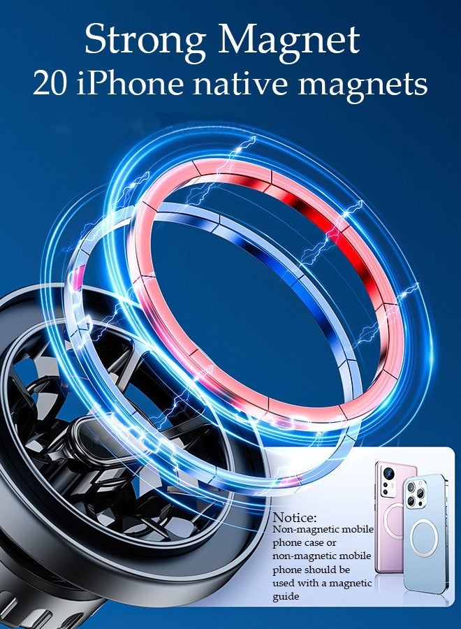 DUNISO Car Cup Phone Holder Adjustable Cup Holder Phone Mount with Wireless Charging for Car Folding Strong Load Bearing Mobile Phone Holder Stand for iPhone 12 13 14 15 and Phone with Magnetic Guide - Image 5