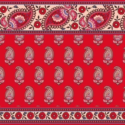 Vera Bradley Premium Cotton Lunch Bag, Flowering Paisley Goji Berry, One Size - Image 5