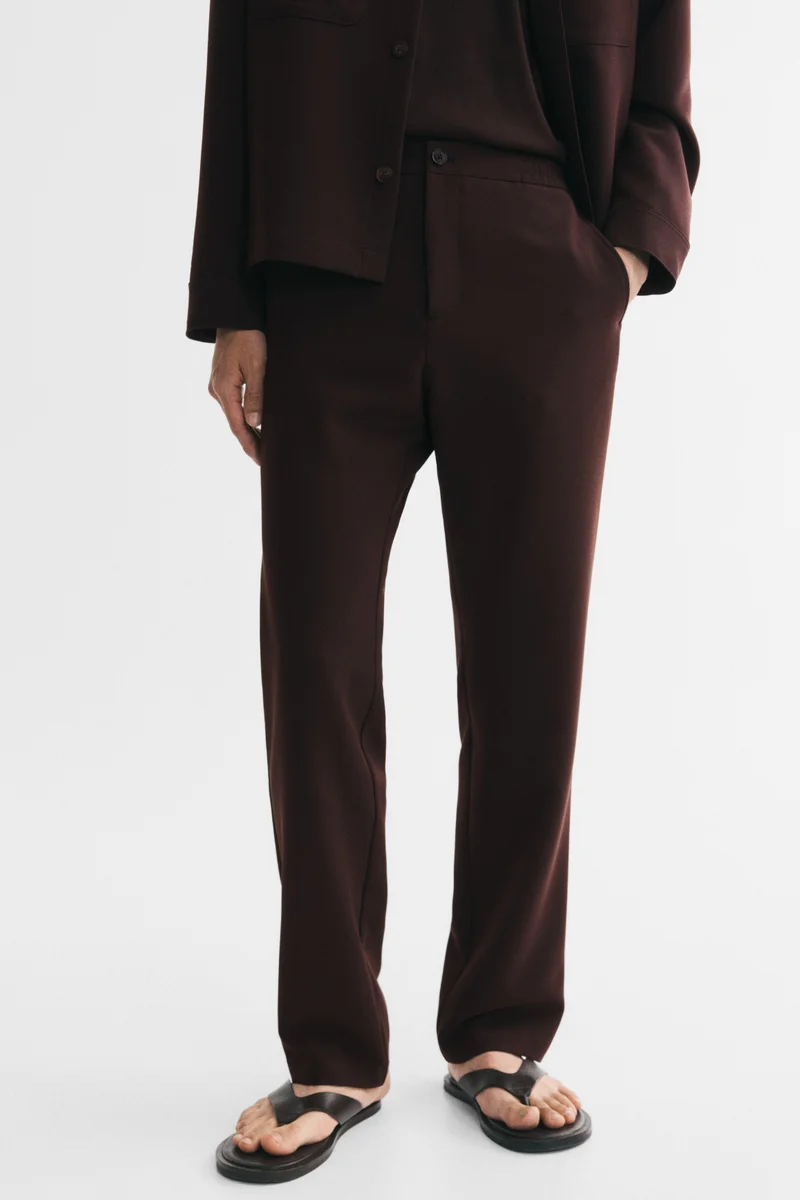 H&M  Regular Fit Twill trousers for Men | Best Price UAE