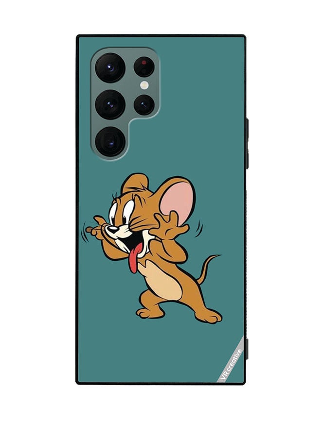 VR CREATIVE Protective Case Cover For Samsung Galaxy S22 Ultra 5G Jerry Design Multicolour - Image 1