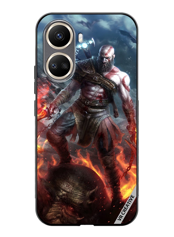 VR CREATIVE Protective Case Cover For Huawei Nova 10 SE Kratos God Of War Game Design Multicolour - Image 1