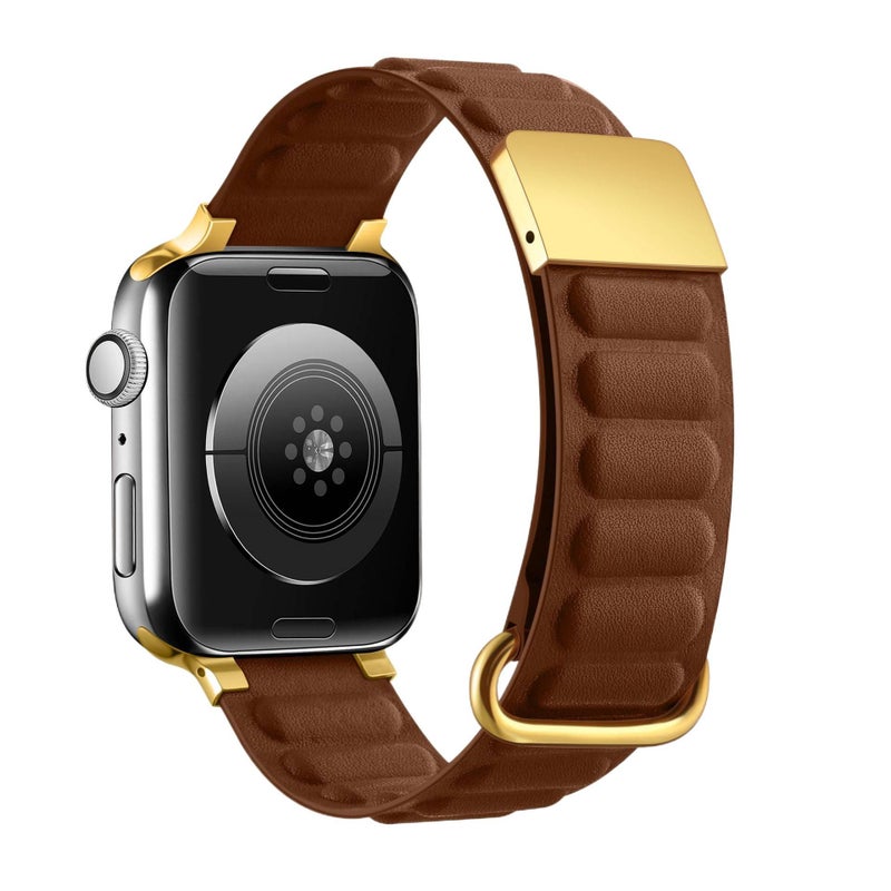 سوار ساعة ذكية سوار نايلون حلقي متوافق باللون أسود قابل للتعديل مع Apple Watch 38/40/41/42/44/45/49mm بملاءمة قابلة للتعديل وحزام بديل - Image 1