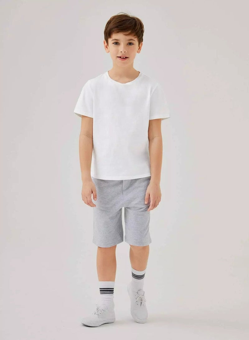 Boys Cotton Solid Tee  - Image 3