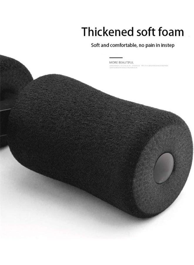 Portable Sit-up Bar, Upgraded Suction Sit-up Floor Bar, Adjustable Sit Up Equipment with Comfortable Padded Ankle, for Home, Work, Travel, Black - Image 3