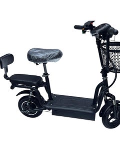 Star Kids 48V 500W Foldable Electric Scooter with Front Basket and 2 Seats  - Image 2