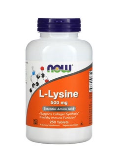 now L-Lysine, 500 mg, 250 Tablets  - Image 1