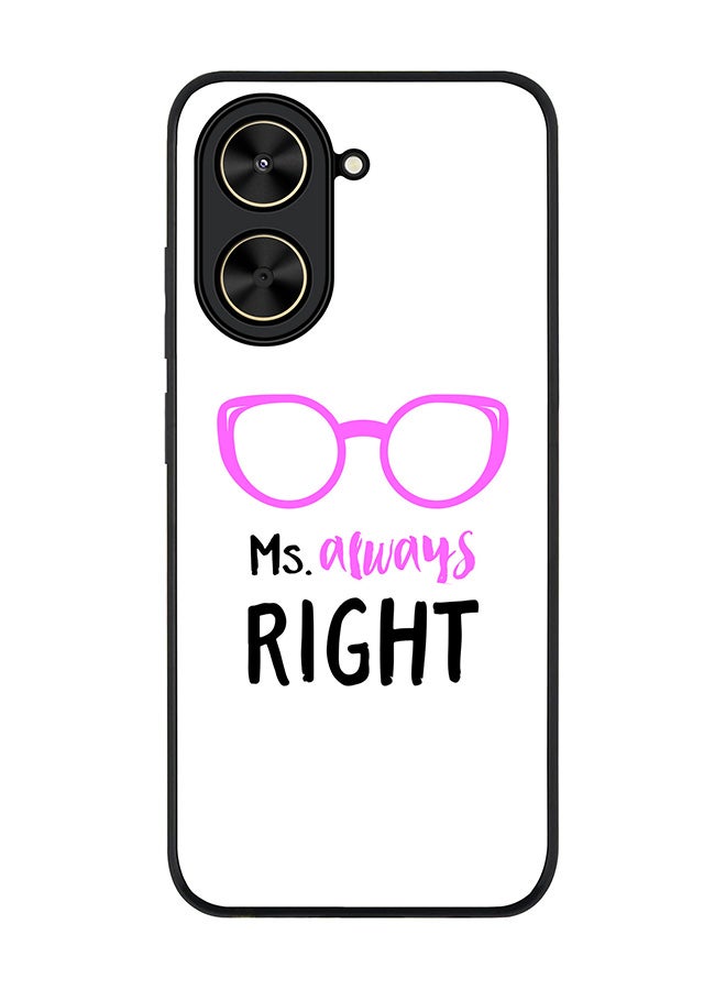 Stylizedd For Xiaomi Poco C71 / Redmi A5 4G Case,Slim fit Camera Protection, Shockproof Thin Phone cover  - Ms. Always Right