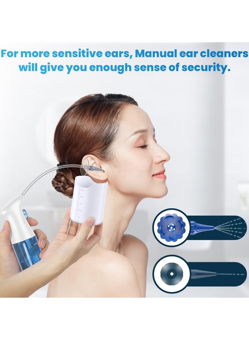 AMOROM Ear Wax Remover & Ear Cleaner Kit: Manual Ear Irrigation System for Safe and Effective Wax Removal - FSA Eligible, Family-Friendly Design - Image 3