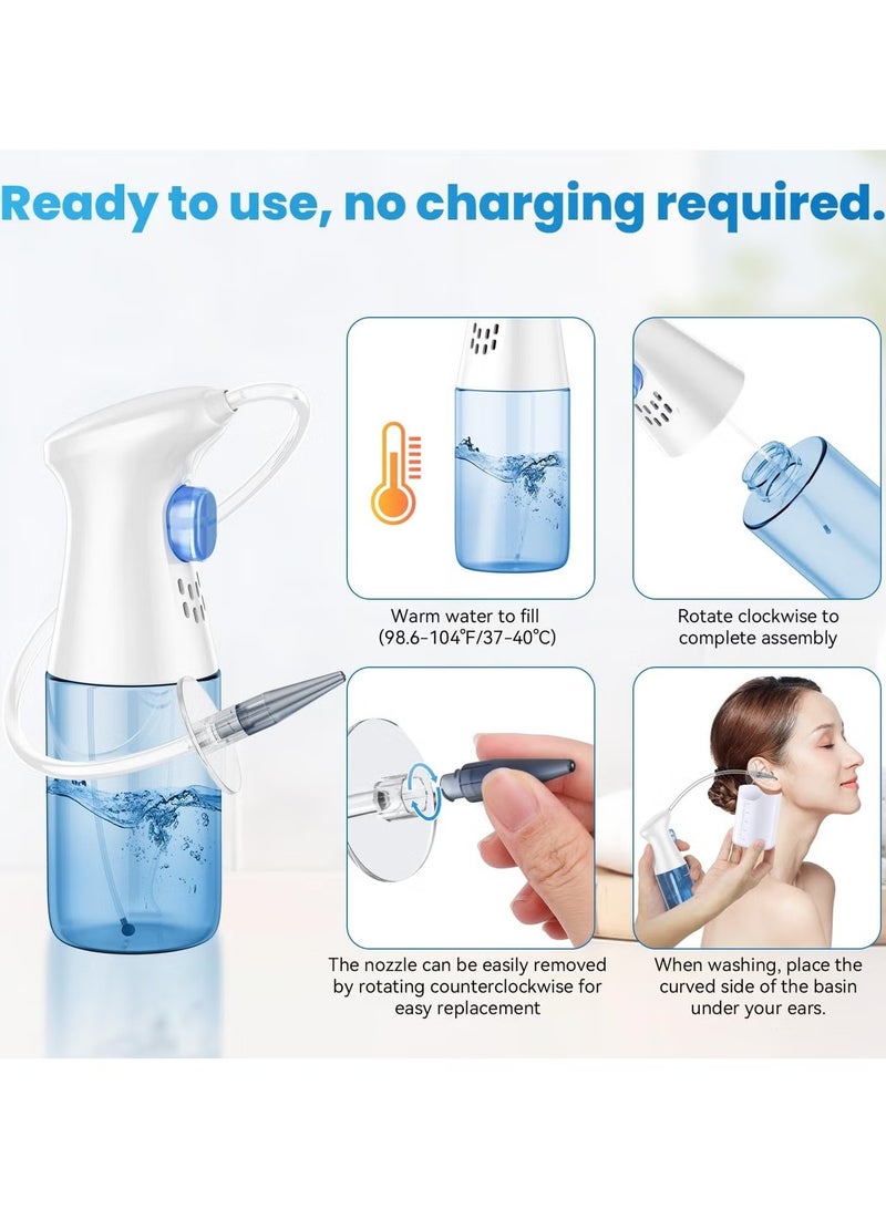 AMOROM Ear Wax Remover & Ear Cleaner Kit: Manual Ear Irrigation System for Safe and Effective Wax Removal - FSA Eligible, Family-Friendly Design - Image 5