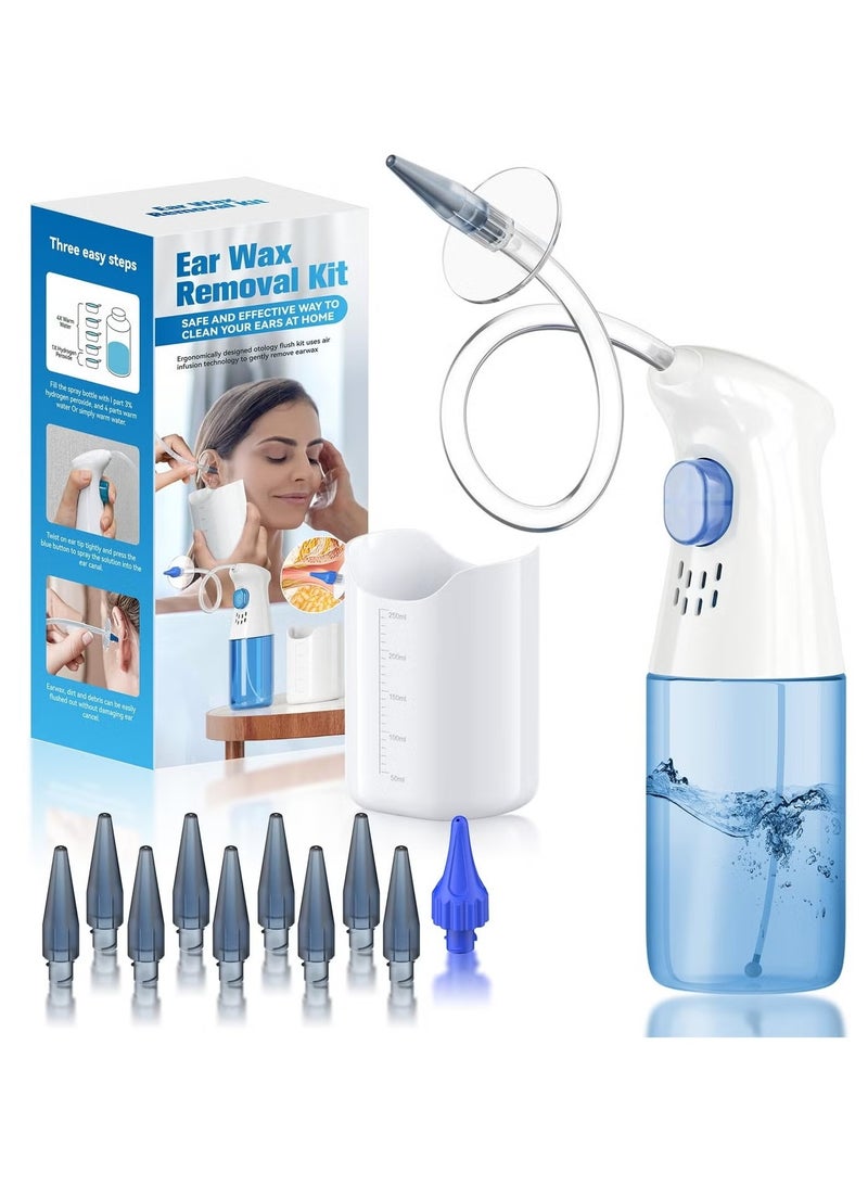 AMOROM Ear Wax Remover & Ear Cleaner Kit: Manual Ear Irrigation System for Safe and Effective Wax Removal - FSA Eligible, Family-Friendly Design - Image 1
