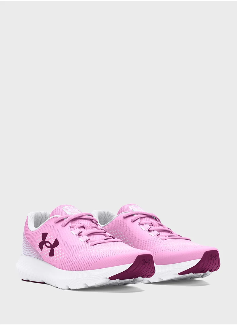 UNDER ARMOUR Girls' Grade School Charged Rogue 4 Shoes