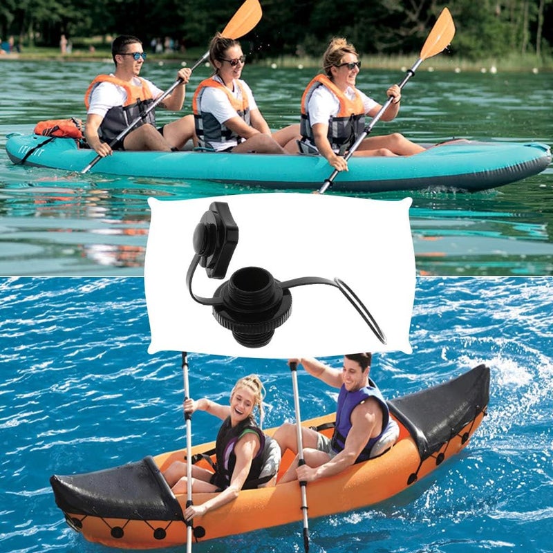klarako Screw Air Valve Caps Nozzle Inflatable Kayak Boat Canoe Raft Spare Part Accessories - Image 2