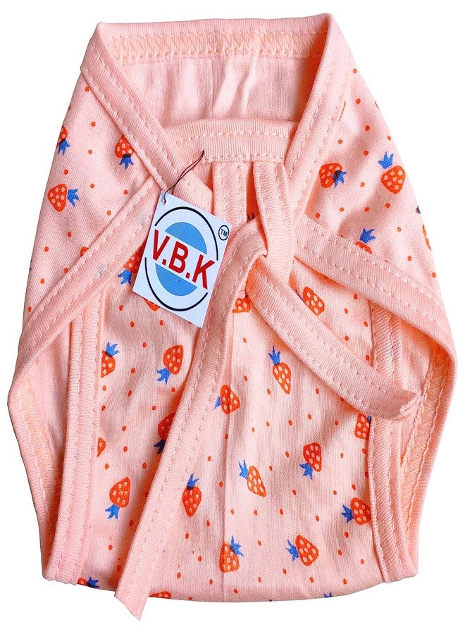 V.B.K حفاضات VBK® للأطفال الرضع (بنين وبنات) (حفاضات قماشية) (لانجوت)، عبوة من 12 حفاضة، قابلة لإعادة الاستخدام، مصنوعة من قماش ناعم لطيف على البشرة (من 0 إلى 3 أشهر) (من 3 إلى 6 أشهر) - Image 3