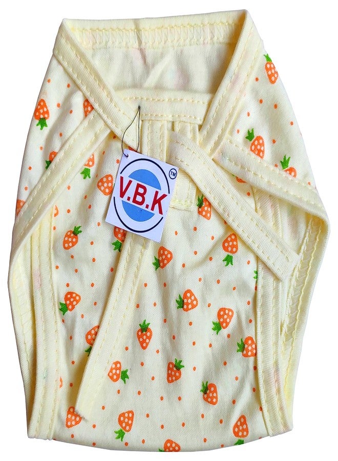 V.B.K حفاضات VBK® للأطفال الرضع (بنين وبنات) (حفاضات قماشية) (لانجوت)، عبوة من 12 حفاضة، قابلة لإعادة الاستخدام، مصنوعة من قماش ناعم لطيف على البشرة (من 0 إلى 3 أشهر) (من 3 إلى 6 أشهر) - Image 5