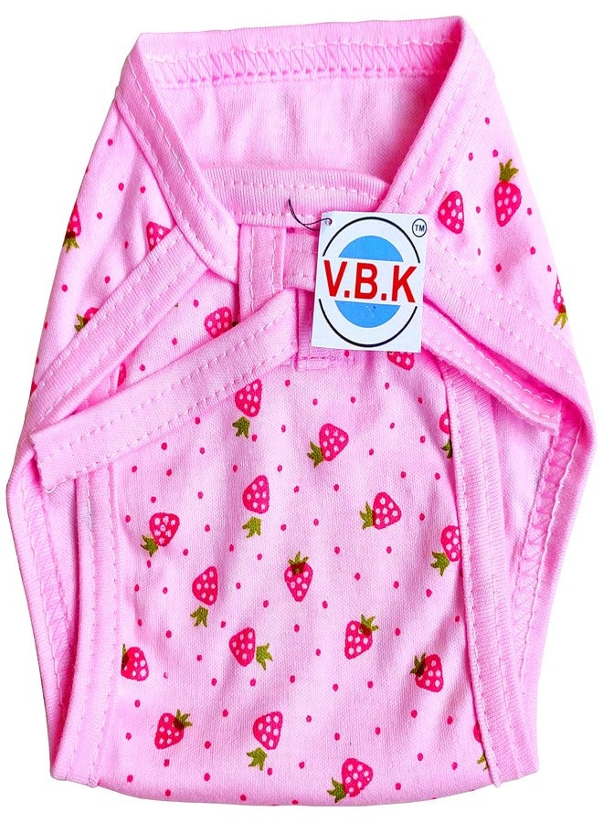 V.B.K حفاضات VBK® للأطفال الرضع (بنين وبنات) (حفاضات قماشية) (لانجوت)، عبوة من 12 حفاضة، قابلة لإعادة الاستخدام، مصنوعة من قماش ناعم لطيف على البشرة (من 0 إلى 3 أشهر) (من 3 إلى 6 أشهر) - Image 4