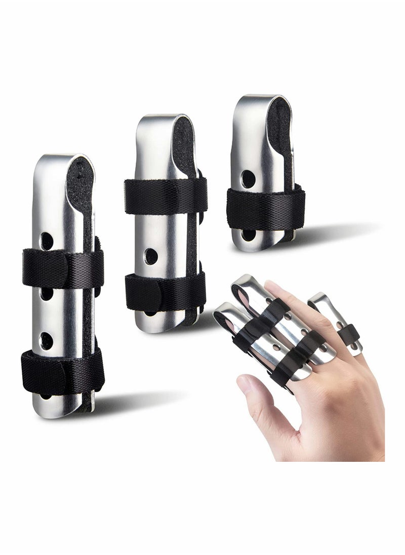 Excefore Finger Splint, 3 Size Aluminum Finger Splints, Metal Finger Support  - Image 1