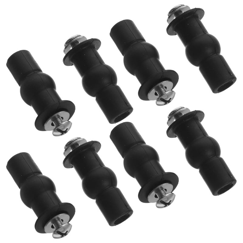 Toilet Seat Fixing Kit With Stainless Steel Bolts Rubber Nuts 14mm Washers 4 Sets - Image 2