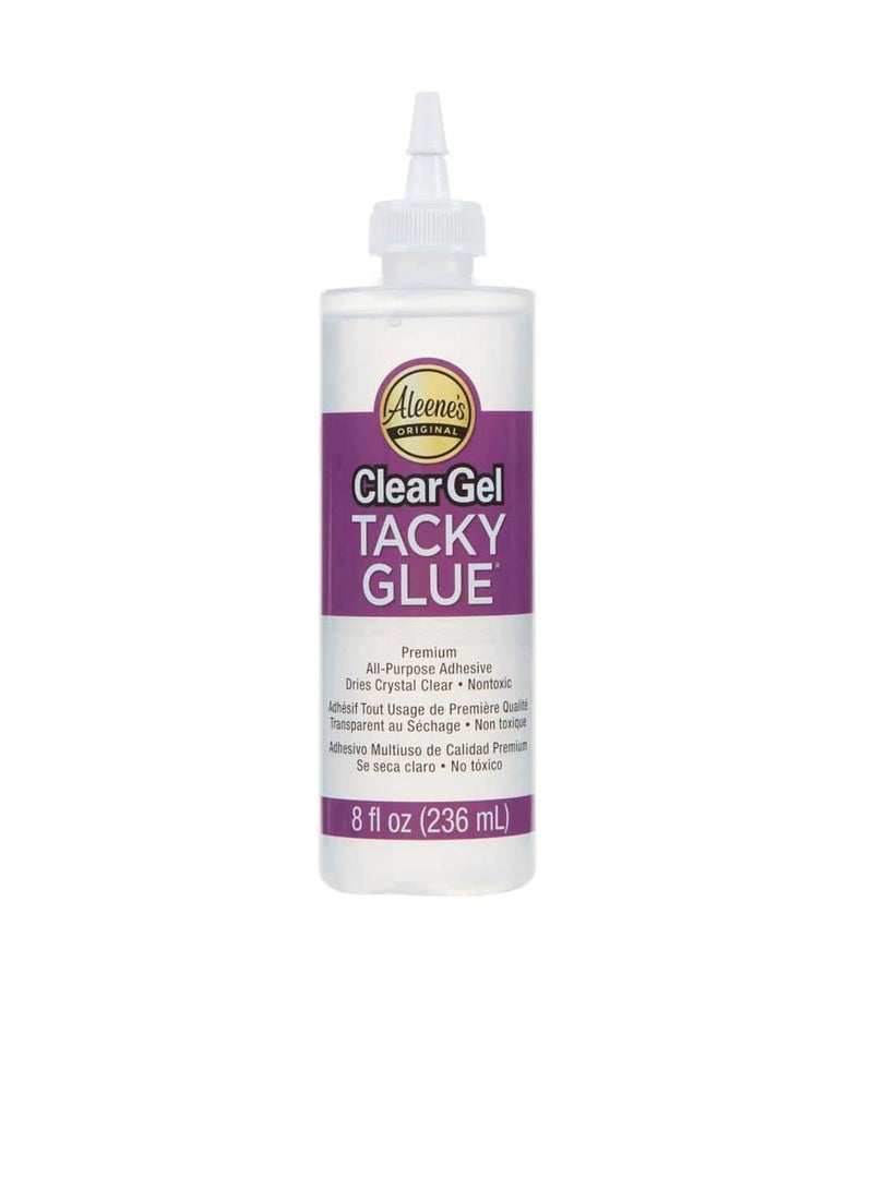Aleene's Clear Gel Tacky Glue 8oz - Image 1