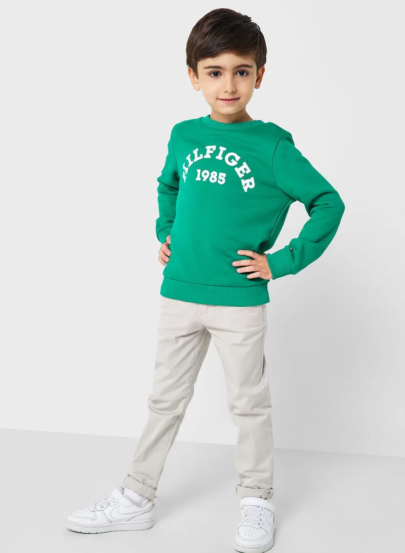 TOMMY HILFIGER Kids Logo Sweatshirt